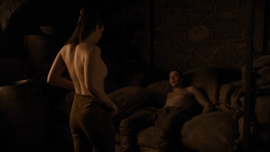 Maisie Williams’ Nude Scene from Game of Thrones S08E02 video screenshot 4