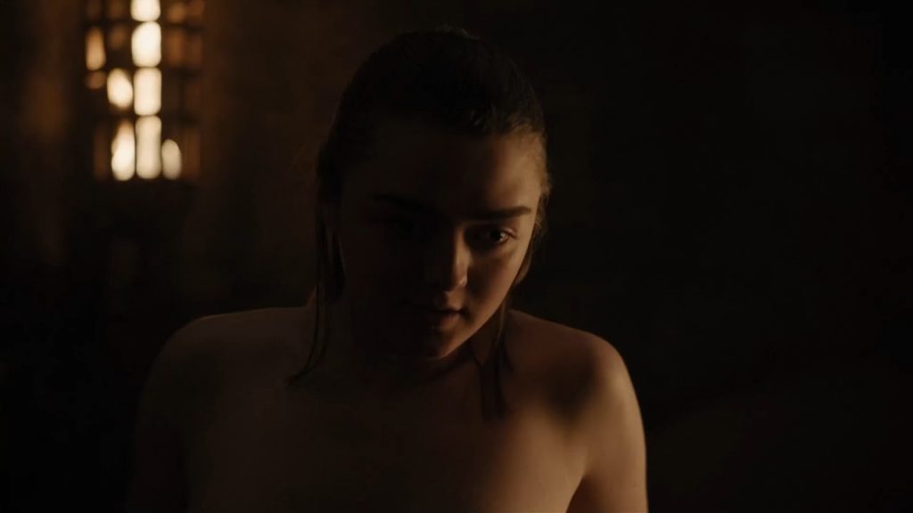 Maisie Williams’ Nude Scene from Game of Thrones S08E02 video screenshot 6