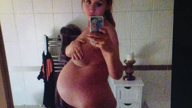 Pregnant Catherine Tyldesley Flashing Her Nude Body for You