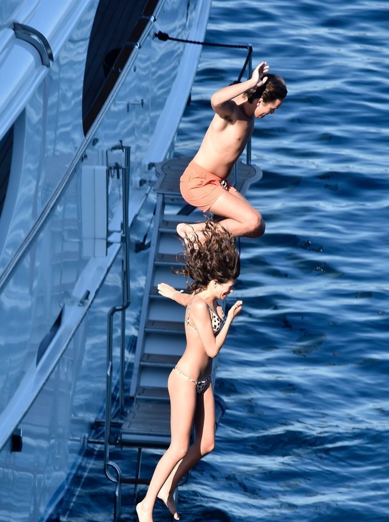 Bikini-Clad Cairo Dwek Having Fun on a Yacht in Portofino  gallery, pic 8