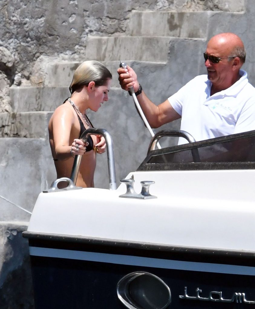 Kristen Stewart Sunbathing Topless on a Yacht  gallery, pic 54