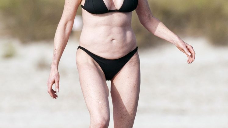 Blonde GILF Melanie Griffith Showing Her Unreal Body in Bikini
