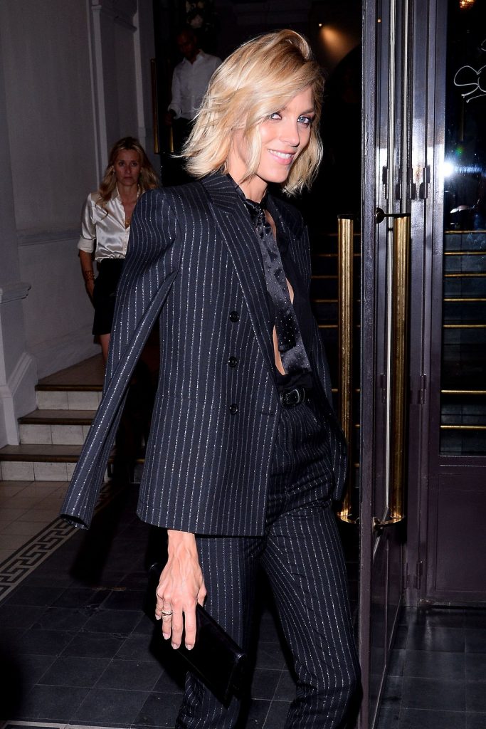 Trendy Blonde Anja Rubik Shows Her Tits in a See-Through Top gallery, pic 20