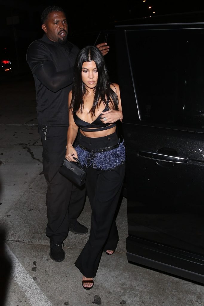 Brunette Kourtney Kardashian Stuns in a Cleavage-Exposing Outfit gallery, pic 68
