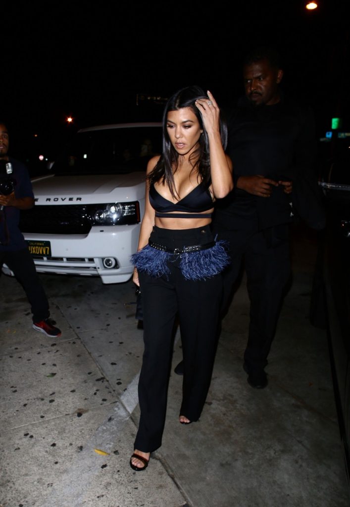 Brunette Kourtney Kardashian Stuns in a Cleavage-Exposing Outfit gallery, pic 82