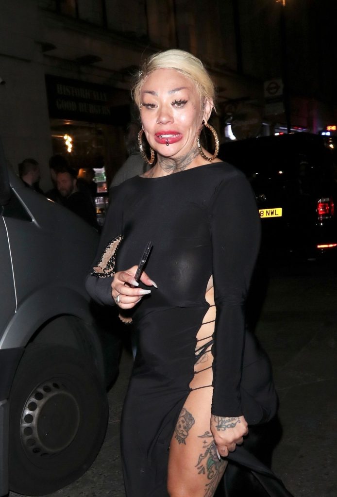 Mannish Blonde Mutya Buena Shows Off in a See-Through Dress gallery, pic 24