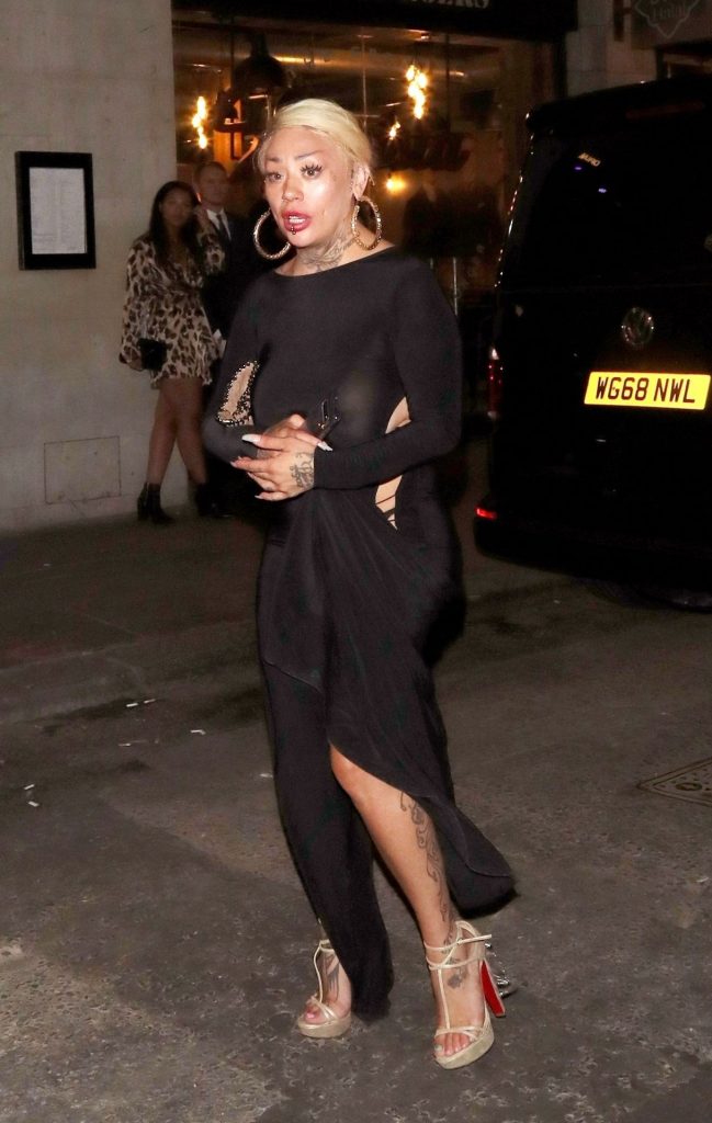 Mannish Blonde Mutya Buena Shows Off in a See-Through Dress gallery, pic 26