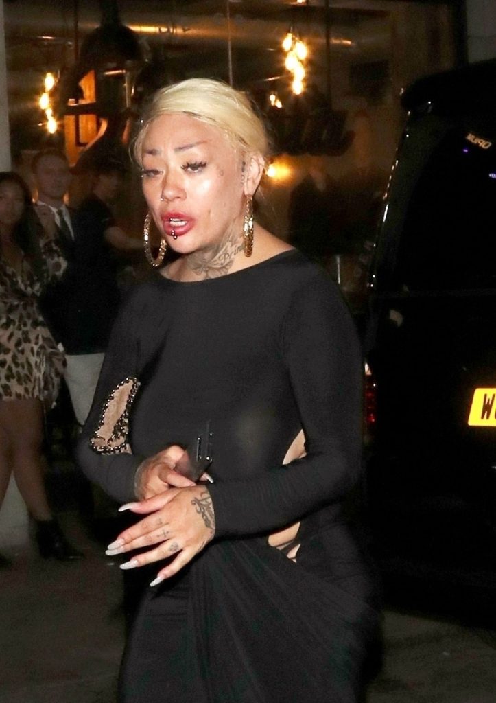 Mannish Blonde Mutya Buena Shows Off in a See-Through Dress gallery, pic 30