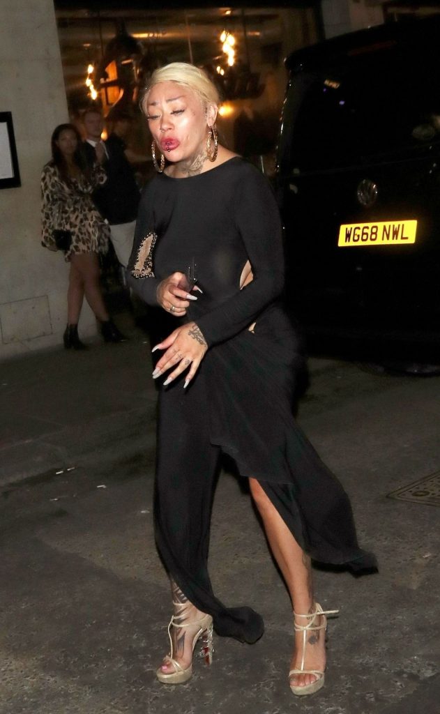 Mannish Blonde Mutya Buena Shows Off in a See-Through Dress gallery, pic 32