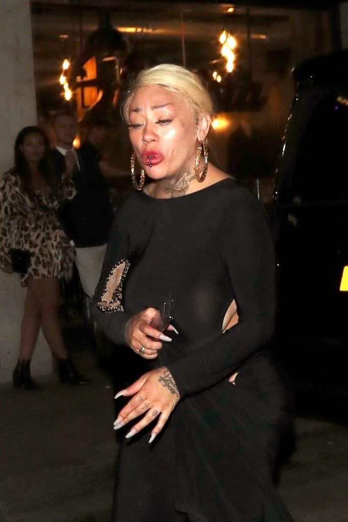 Mannish Blonde Mutya Buena Shows Off in a See-Through Dress gallery, pic 34