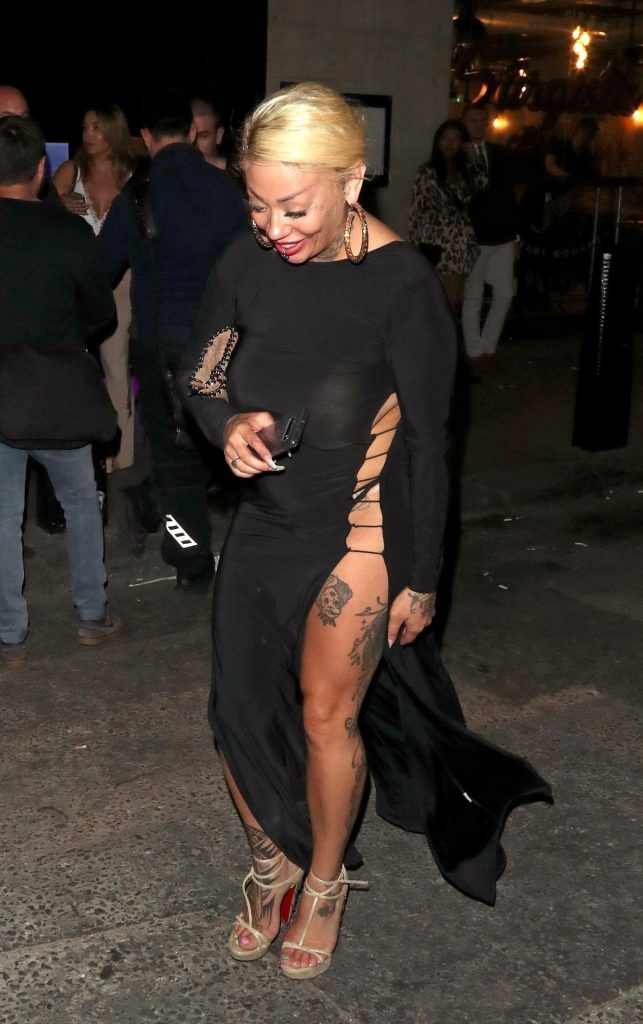 Mannish Blonde Mutya Buena Shows Off in a See-Through Dress gallery, pic 14