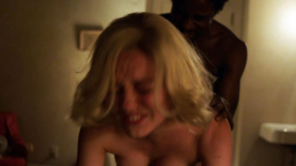 Emily Meade’s Nude Interracial Sex Scene from The Deuce video screenshot 6