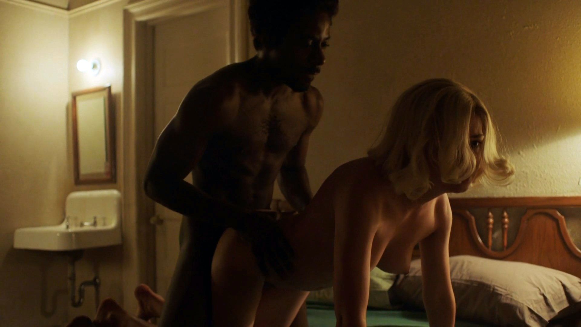 Emily Meade’s Nude Interracial Sex Scene from The Deuce.
