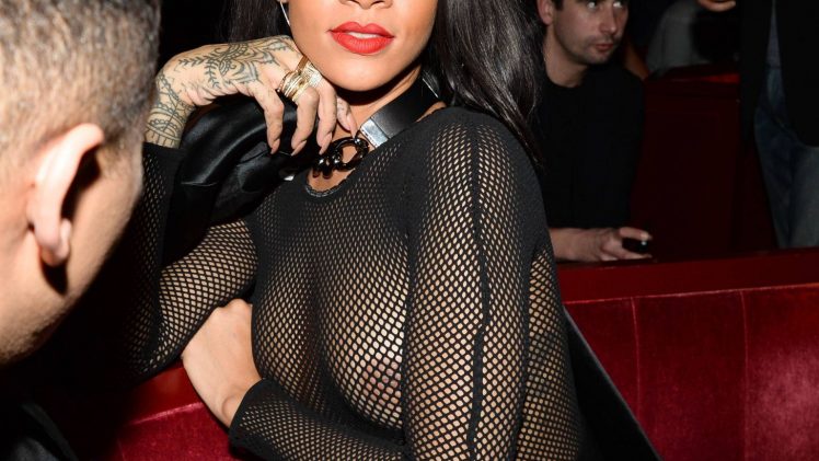 Rihanna Looking Hot as Fuck with a Ballgag in Her Mouth