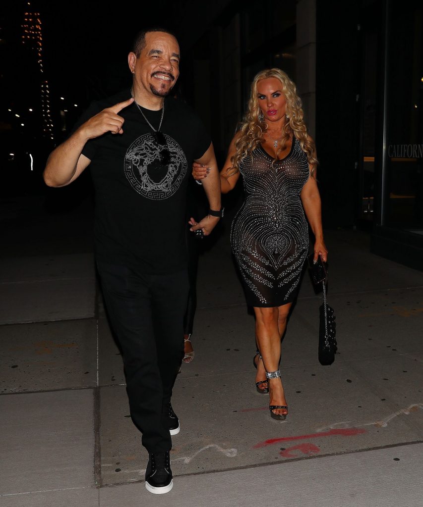 Thick Blonde Coco Austin Shows Tits in a Transparent Dress gallery, pic 36