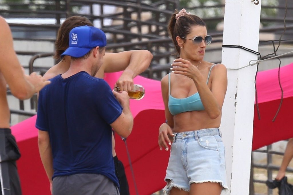 Model Alessandra Ambrosio Shows Her Immaculate Body on a Beach gallery, pic 62
