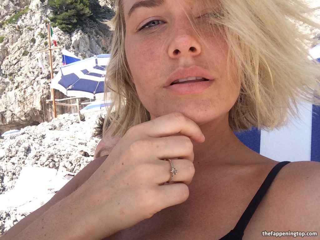 Shameless Lara Bingle Shows Her Huge Natural Boobs on a Beach gallery, pic 180