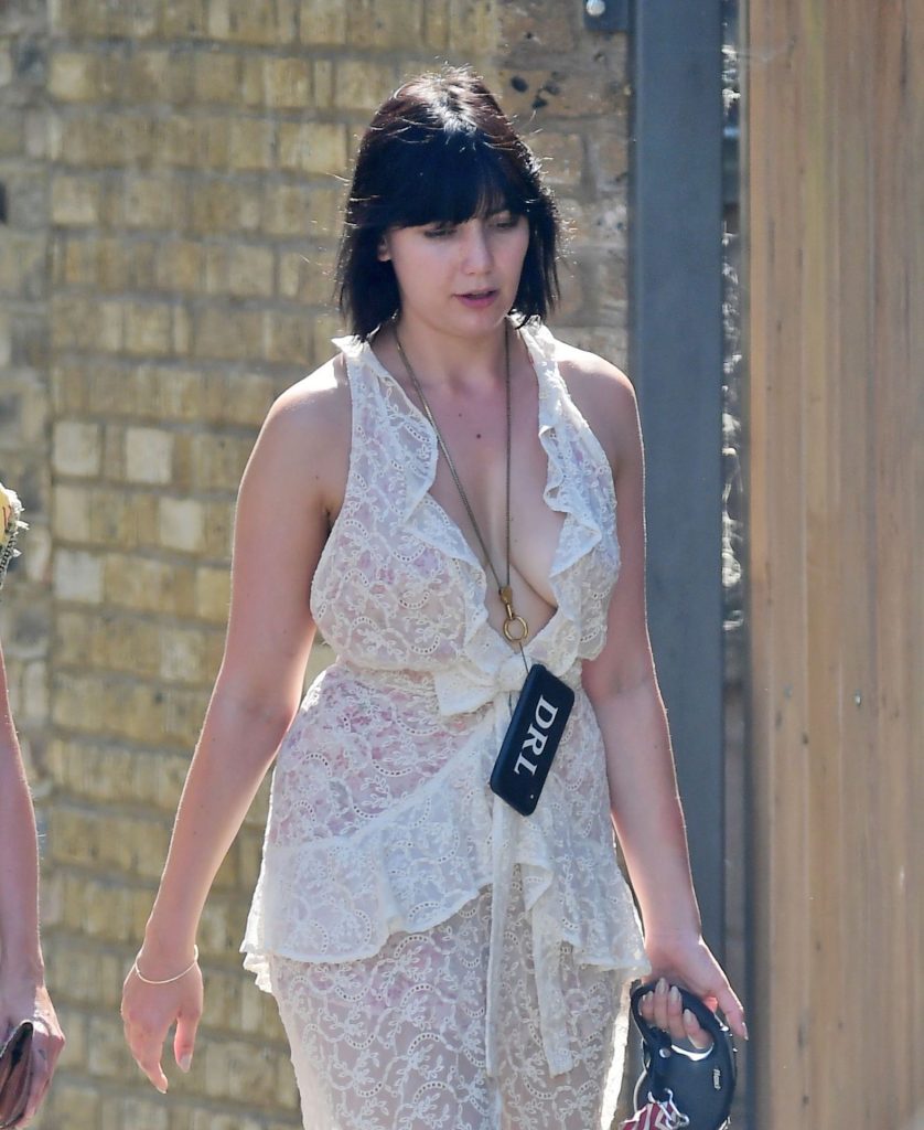 Daisy Lowe Was Seen Braless in a Revealing White Dress gallery, pic 94