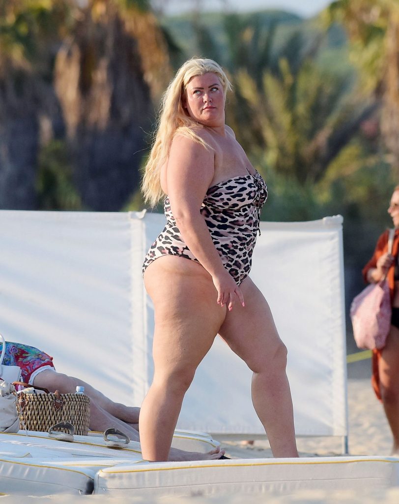 Fat Mature Lady Gemma Collins Shows Her Folds in a Swimsuit gallery, pic 58
