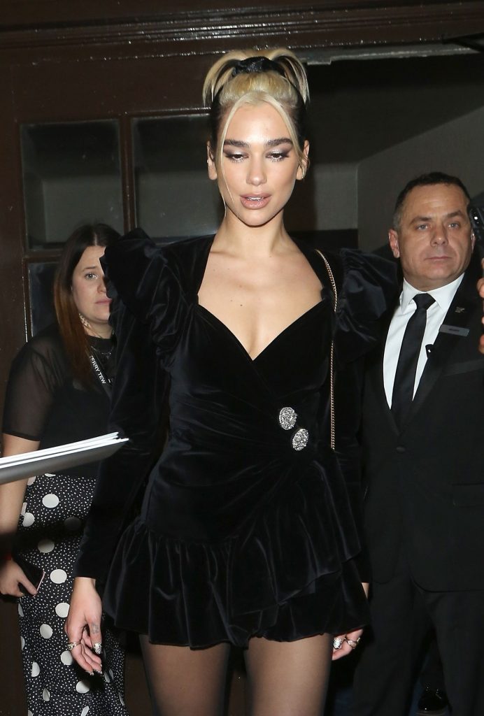 Leggy Blonde Dua Lipa Looks Beautiful in a Short Dress  gallery, pic 34