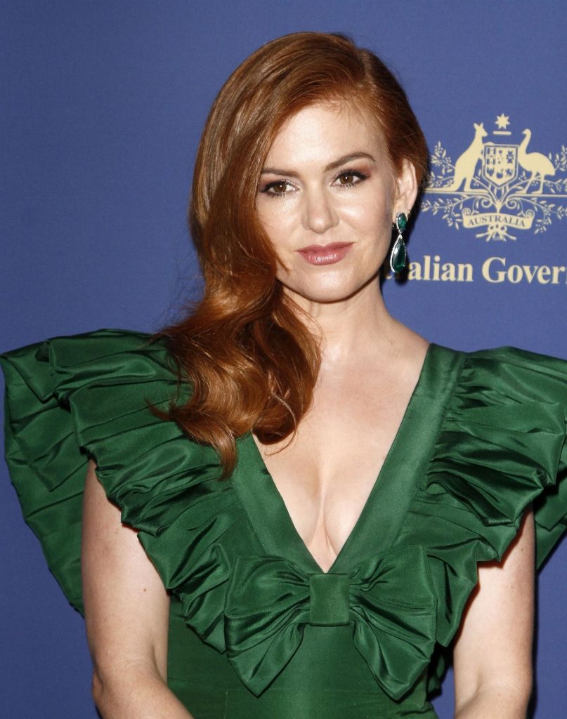 Redheaded Beauty Isla Fisher Stuns in a Cleavage-Baring Dress gallery, pic 14