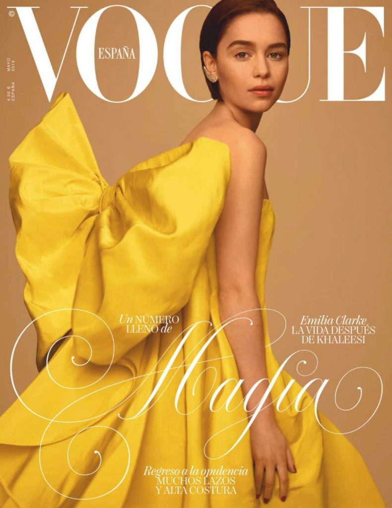 Smoldering Actress Emilia Clarke Posing on the Pages of Vogue gallery, pic 20