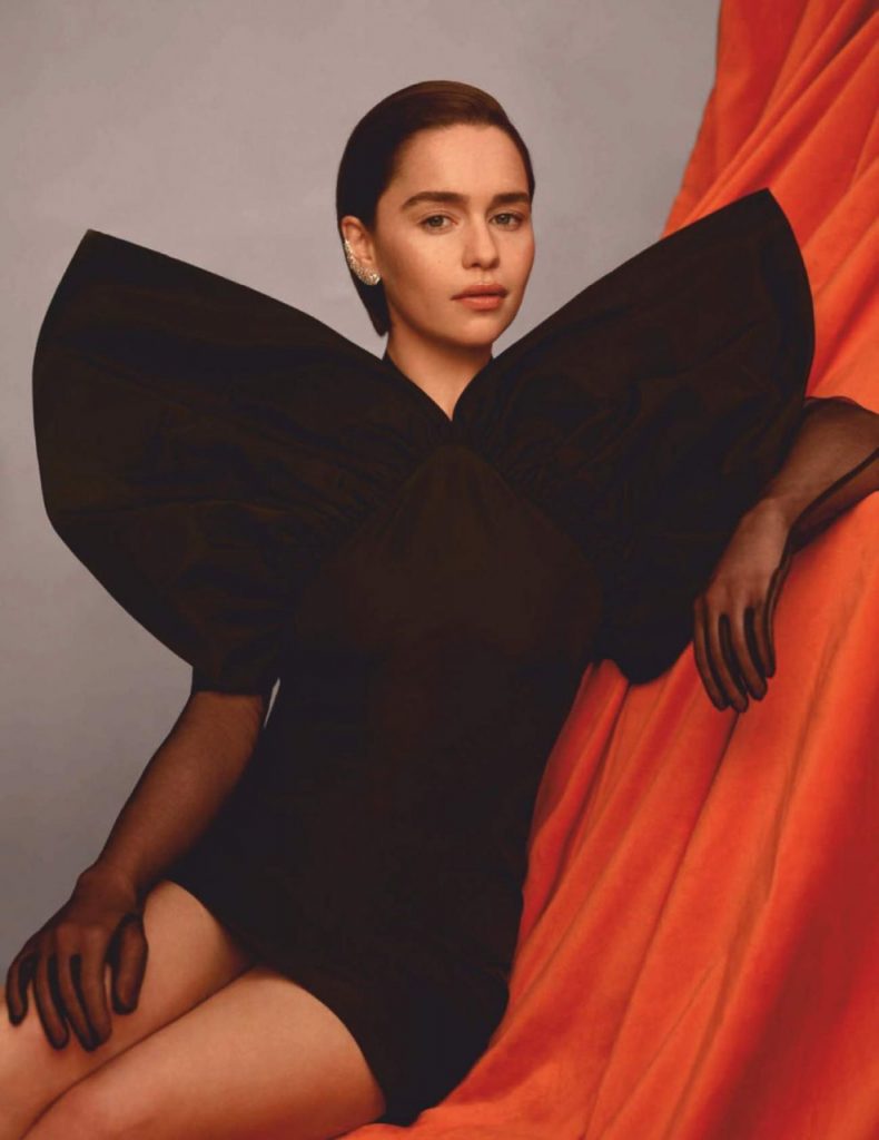 Smoldering Actress Emilia Clarke Posing on the Pages of Vogue gallery, pic 12