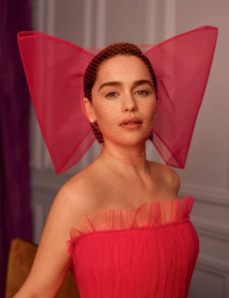 Smoldering Actress Emilia Clarke Posing on the Pages of Vogue gallery, pic 16