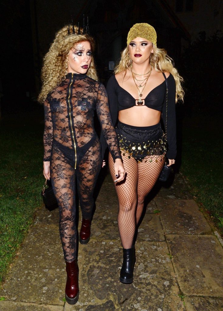 Shameless Blonde Gabby Allen Showing Off in a See-Through Outfit gallery, pic 20