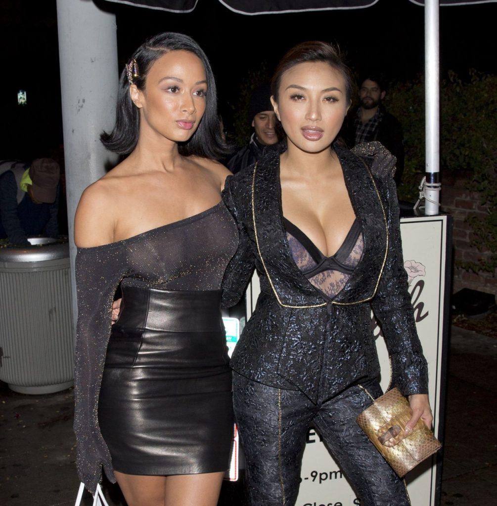 Draya Michele Displays Her Delicate Breasts in a Sheer Top gallery, pic 42