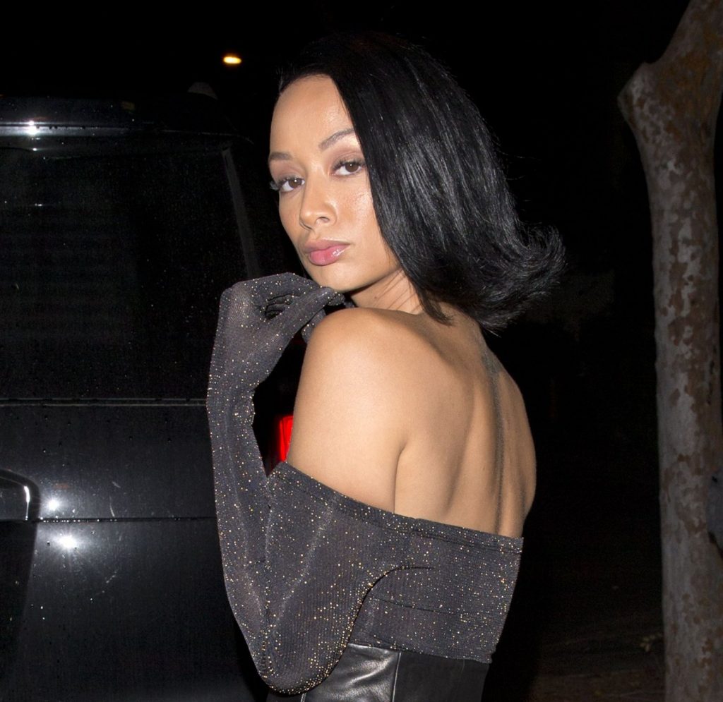 Draya Michele Displays Her Delicate Breasts in a Sheer Top gallery, pic 70