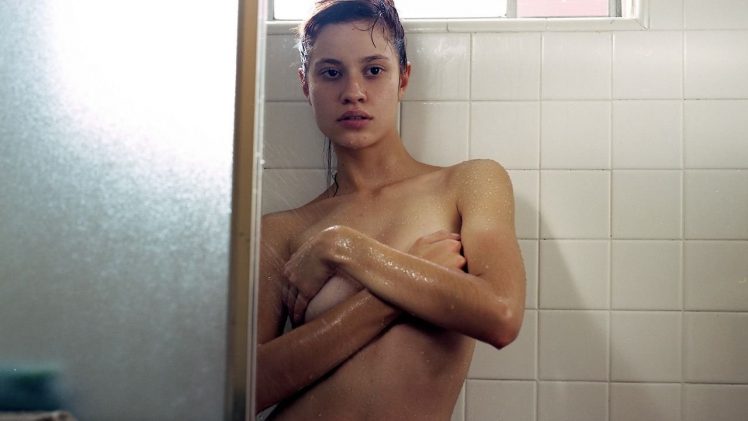 Naked Ella Weisskamp Shows Her Wet Body in the Shower