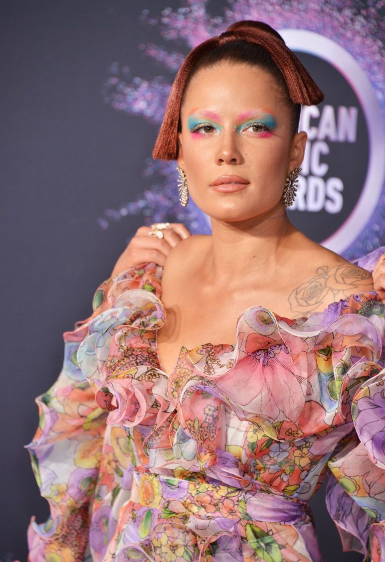 Sexy Singer Halsey Posing In An Eye Catching Dress 77 Photos The Fappening