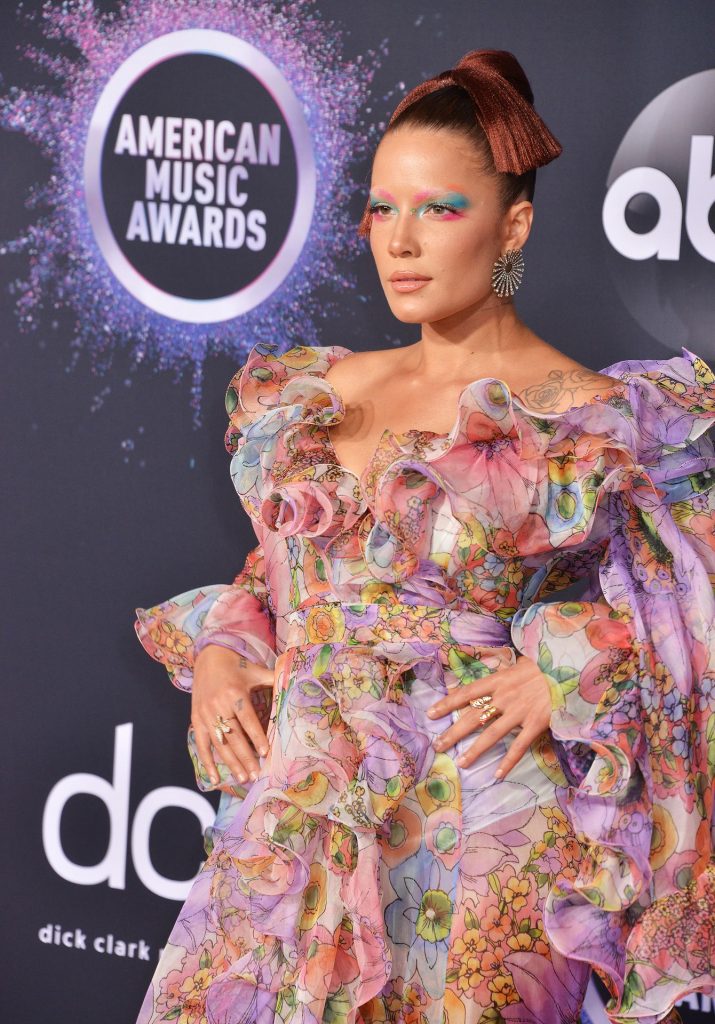 Sexy Singer Halsey Posing in an Eye-Catching Dress  gallery, pic 70
