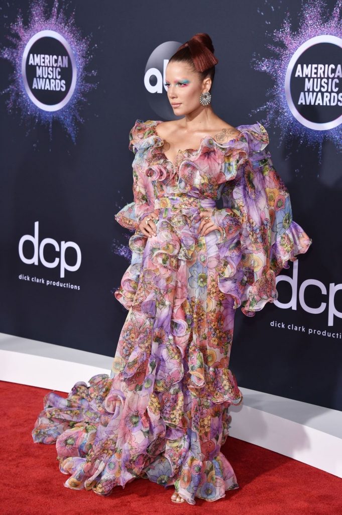 Sexy Singer Halsey Posing in an Eye-Catching Dress  gallery, pic 118