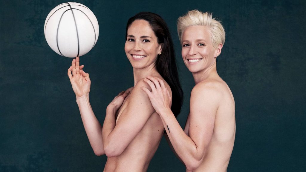 Sue Bird and Megan Rapinoe Posing Naked in a Homoerotic Photoshoot gallery, pic 68