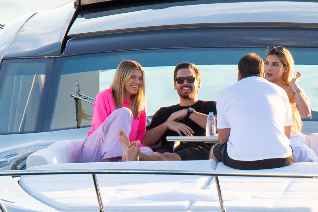 Beautiful Blonde Celebrity Sofia Richie Hanging Out on a Yacht gallery, pic 72