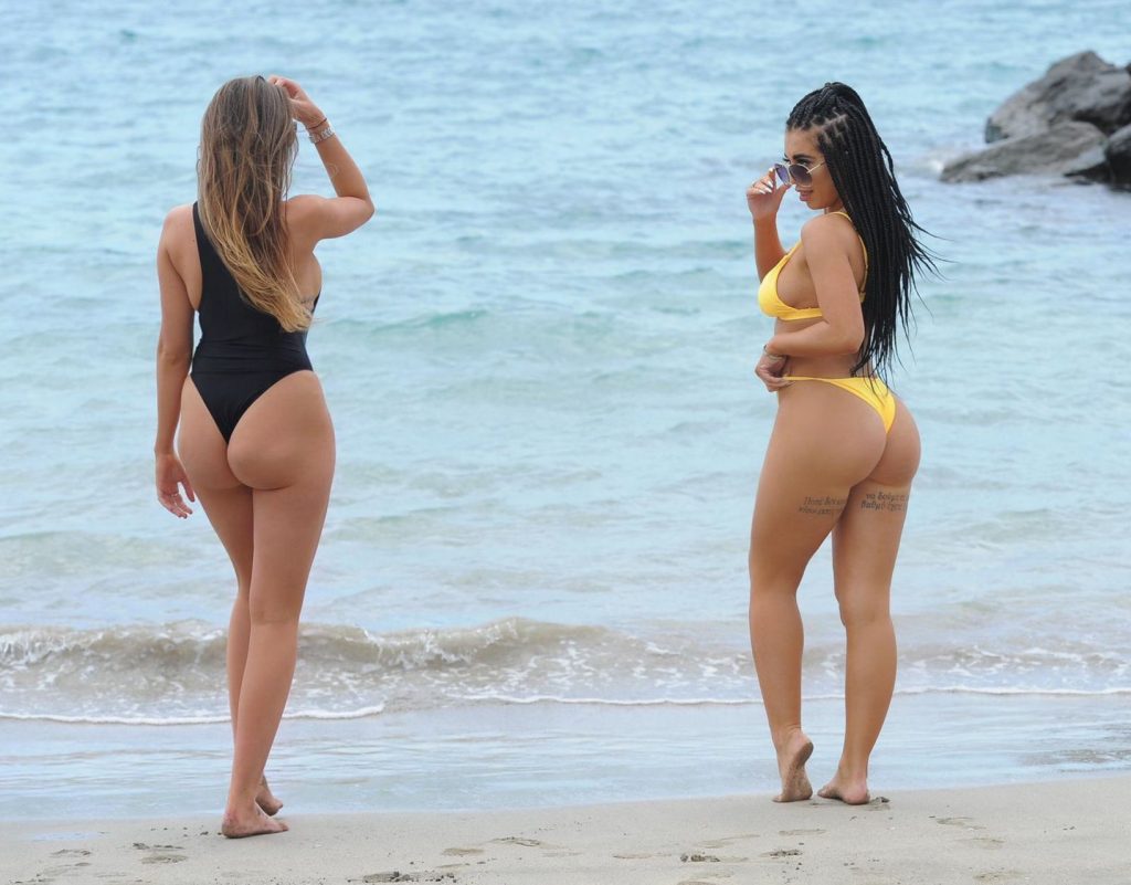Katie Salmon and India Jennings Striking Sexy Poses in Swimwear gallery, pic 18