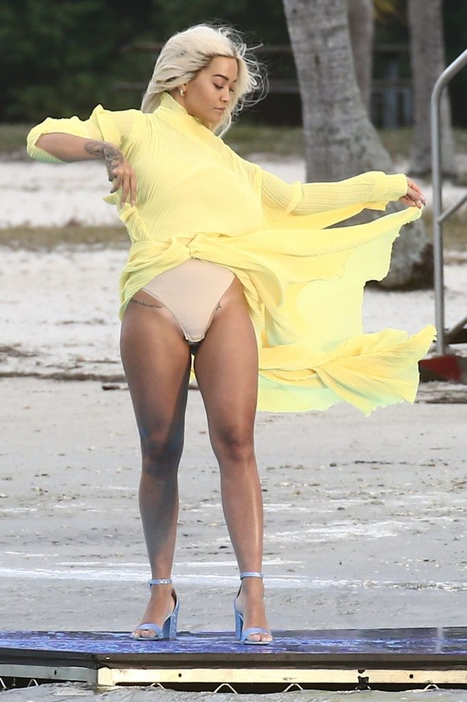 Thick Beauty Rita Ora Flashes Her Ass and More (Upskirt Pictures) gallery, pic 22