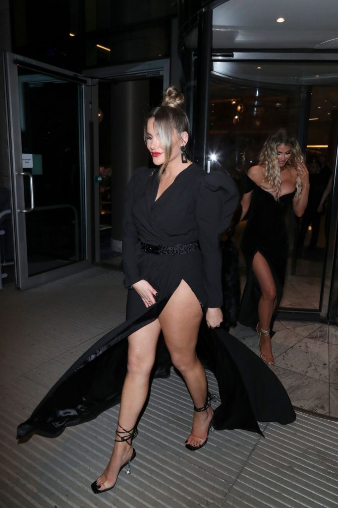 Busty Chloe Sims Stuns in a Cleavage-Baring Black Dress gallery, pic 22