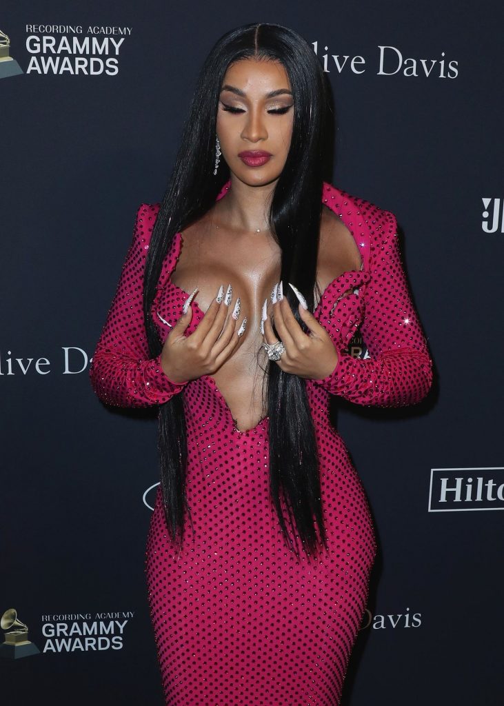 Ratchet Brunette Cardi B Shows Her Ridiculous Cleavage in HQ gallery, pic 64