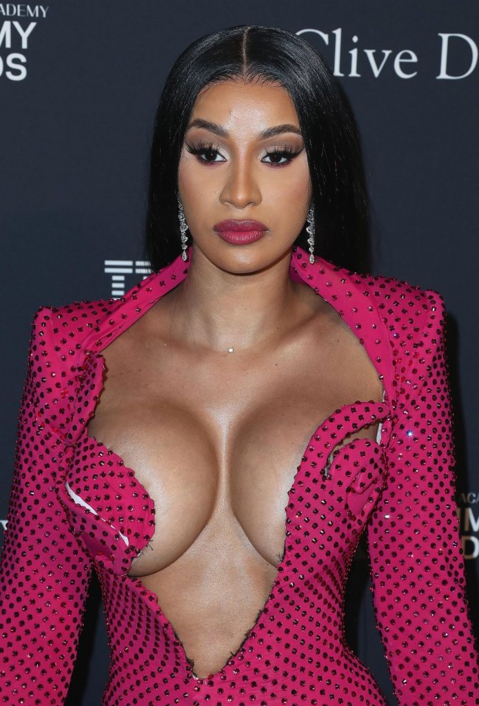 Ratchet Brunette Cardi B Shows Her Ridiculous Cleavage in HQ gallery, pic 130