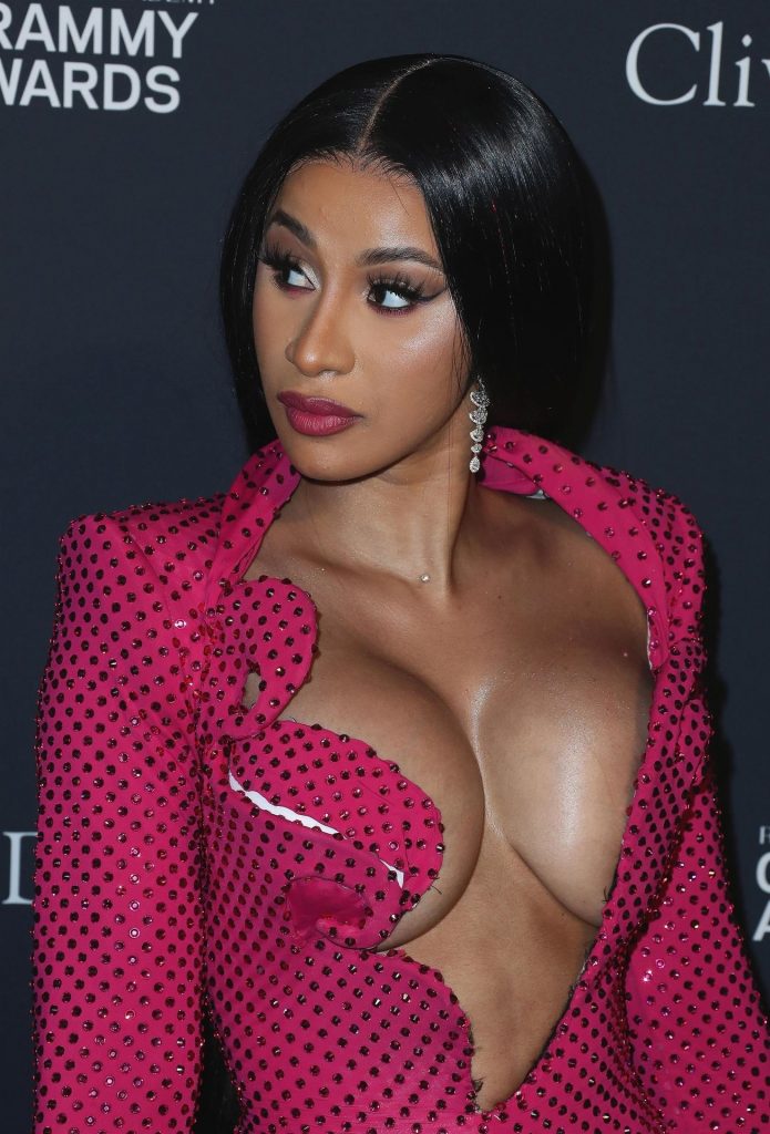 Ratchet Brunette Cardi B Shows Her Ridiculous Cleavage in HQ gallery, pic 132