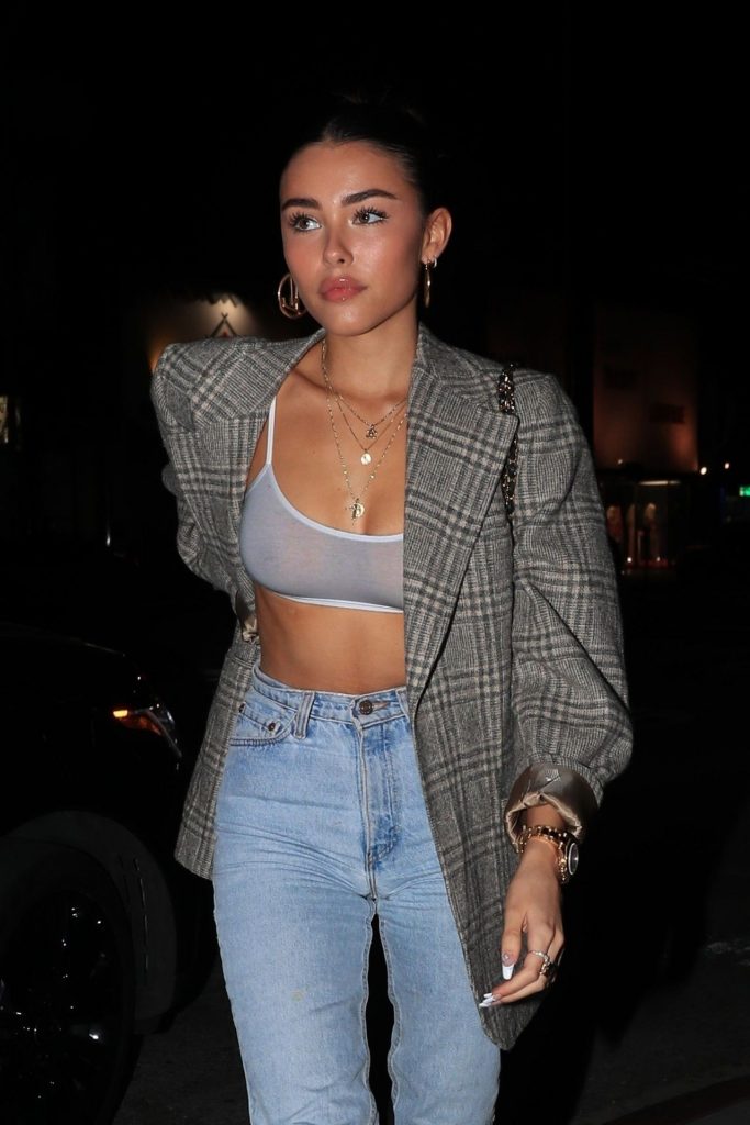 Busty Madison Beer Shows Her Nips in a See-Through Bra gallery, pic 24