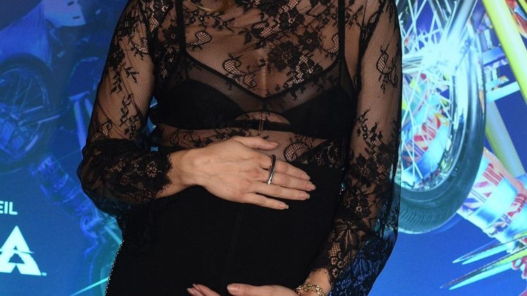 Pregnant Blonde Rachel McCord Looks Hot in a See-Through Get-Up