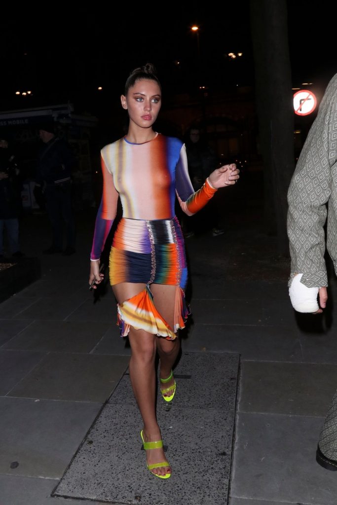 British Model Iris Law Shows Her Boobs in a See-Through Outfit gallery, pic 62