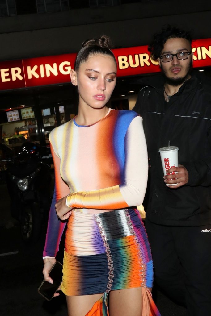 British Model Iris Law Shows Her Boobs in a See-Through Outfit gallery, pic 76