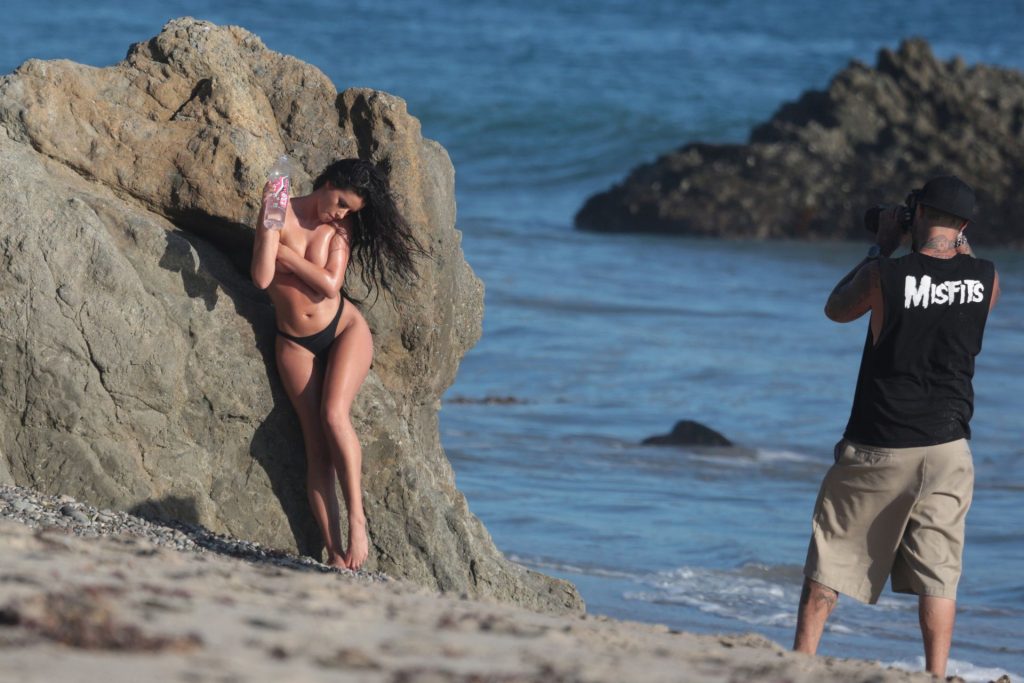 Topless Jaylene Cook Frolicking on the Beach and Looking Hot gallery, pic 36