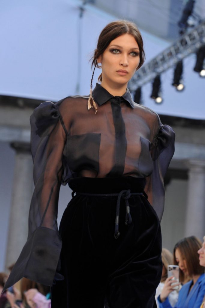 Supermodel Bella Hadid Walks the Runway in a See-Through Outfit gallery, pic 22