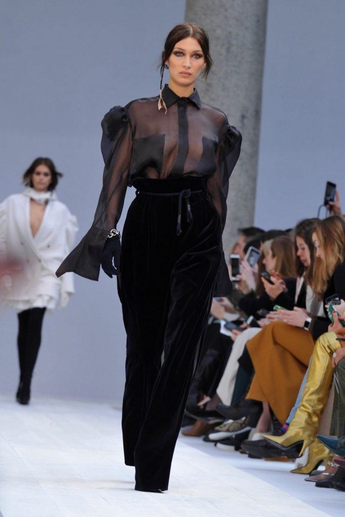 Supermodel Bella Hadid Walks the Runway in a See-Through Outfit gallery, pic 32